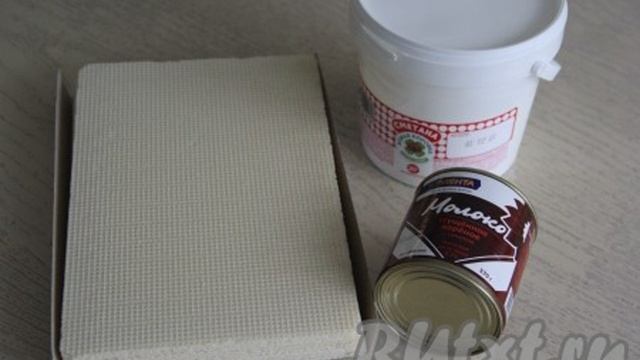 Торт из готовых вафельных коржей со сгущёнкой и сметаной