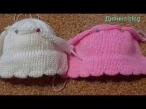 Фестоны. Подгиб вязаного полотна. Вязание на машине.