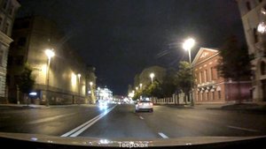 Улица Тверская ночью. Самые красивые улицы Москвы.