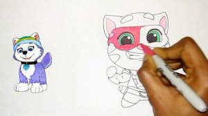 Talking Tom Heroes - Friendship is a Superpower | How To Draw Talking Tom From Talking Tom Heroes