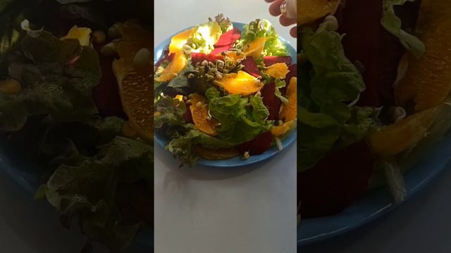 Салат с бобами мунг/ из пророщеннго маша / овощной салат