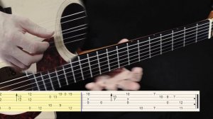 DADDY COOL - Boney M - fingerstyle guitar lesson with TABs - arranged by soYmartino
