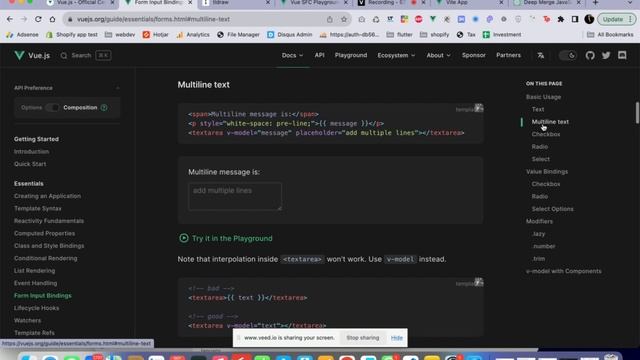 VueJS  Developer Certification | Crash #Course #6 – Form Input Binding