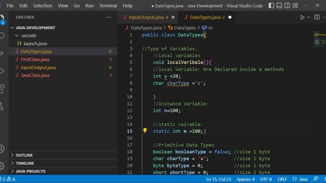 Variables & DataType in Java |Java Full Course | Beginner Level