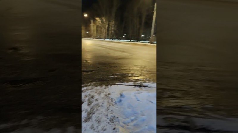Первый гололёд