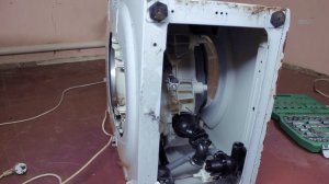 Замена подшипников стиральной машины своими руками, полная разборка и сборка Аристон, Индезит