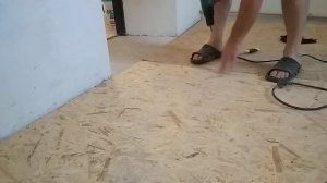 Как закрепить OSB плиту к бетонному полу