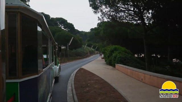 Salou  Туристический паровозик Салоу  Маршрут, расписание  Отдых в Испании на Коста Дорада