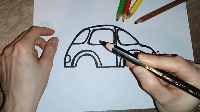 Малювання "Колеса для машини" для малят. Автор: А.Жук смотреть онлайн