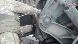 Тренировка расчетов гаубиц Д-30