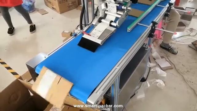 Автоматическая развердка Маленькая картонная коробка маркировки машины этикетки