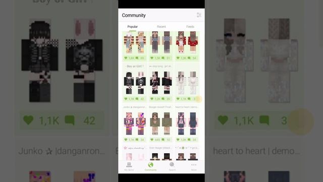 Как установить крутые пророботанные скины для ДЕВОЧЕК и для МАЛЬЧИКОВ {Minecraft?} смотреть онлайн