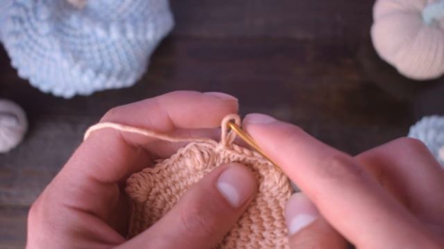 Calabaza PopCorn en crochet  turorial paso a paso.