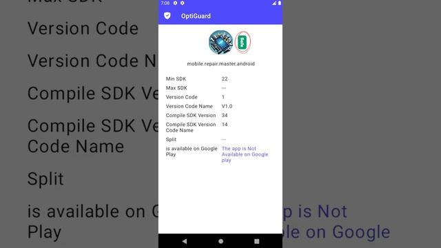 Repair system android - Scan APK file