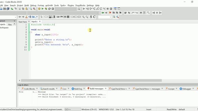 תכנות בסי הרצאה 05 חלק 4 - גטס ופונקציות ספרייה смотреть онлайн
