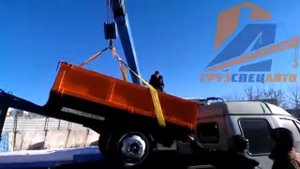 Эвакуатор Daewoo Novus с КМУ DongYang SS1506 погрузка тракторного прицепа 1ПТС 2