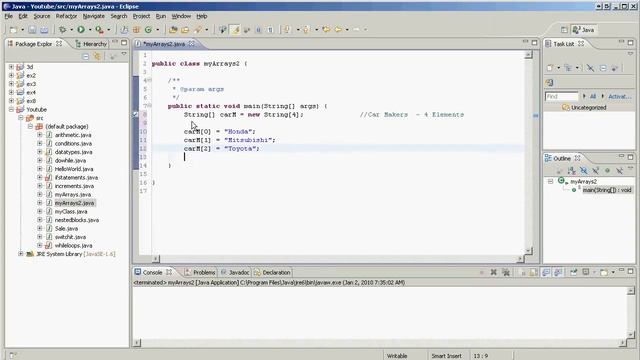 Java - Another Array Example, and the Length Attribute