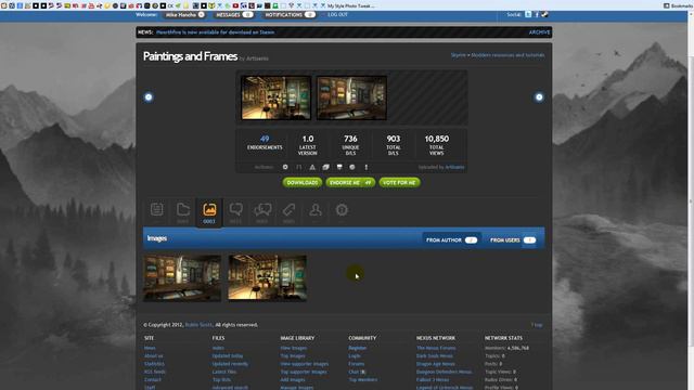 Skyrim Custom Oil Paintings - Getting Started смотреть онлайн