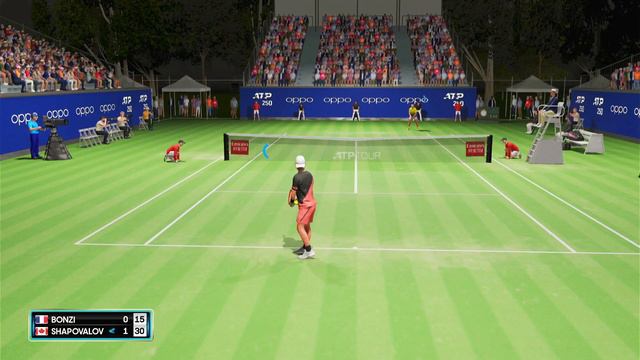 Benjamin Bonzi   vs   Denis Shapovalov     | 🏆  Mallorca Open Round 16     (06/22/2022) 🎮 AOTennis2