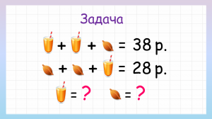 Задача на сообразительность сколько стоит стакан сока и пирожок?