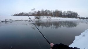 Ловля окуня на оснастку дроп шот. Зимний спиннинг.