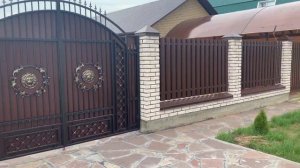 Кованые  и Откатные Ворота, забор из евроштакетника