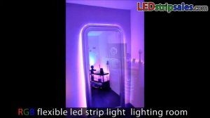 SMD5050 300LEDs RGB flexible led strip light decorative home lighting