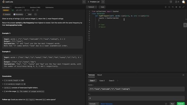 LeetCode 692 - Top K Frequent Words: A Microsoft Journey смотреть онлайн