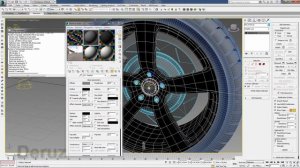 Настройка материалов хром, пластик, резина VRay