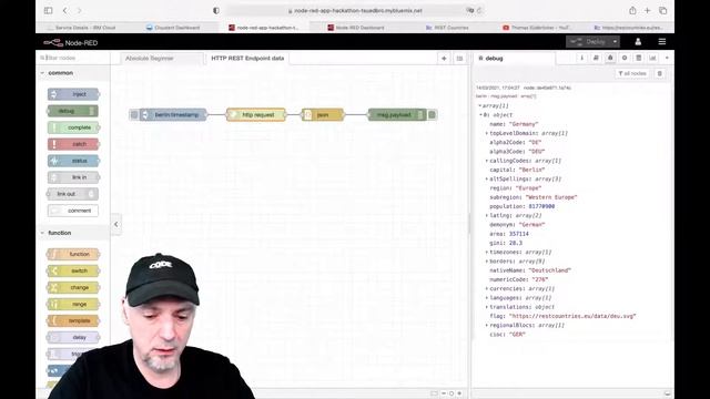 Node-RED: Today using HTTP request to get data from a REST endpoint (https://youtu.be/I_ulT4xRoTA) смотреть онлайн