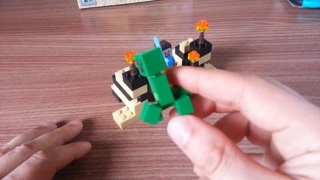 Конструктор Minecraft 10190, 2 в 1. смотреть онлайн