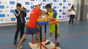 Армрестлинг среди мужчин до 60 кг. Соревнование среди спортивных журналистов КР. 2017