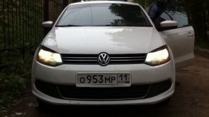 VW Polo SD поворотники вместо габаритов плюс реле