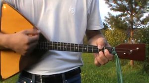 Улошная (наигрыш под драку) - 2 часть. Балалайка народного строя. Видеоурок