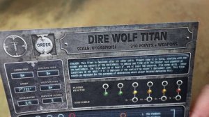 Adeptus Titanicus Dire Wolf Heavy Scout Titan Unboxing