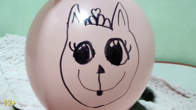 Кот и Цветные Воздушные Шарики. Попробуй не засмеяться! смотреть онлайн