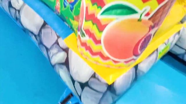 Коммерческий надувной батут «Солнечный остров» 6,5х5х5 м. смотреть онлайн