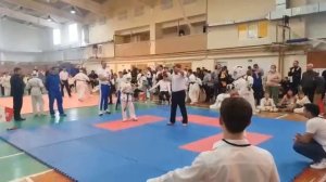 Милена на Чемпионате Новороссийска по Всестилевому каратэ