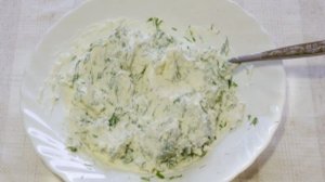 Лаваш с начинкой из творога и зелени