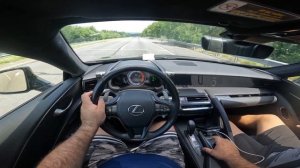 Lexus LC 500 0 to 60 and rolling Speed Test