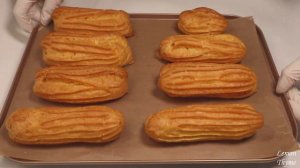 Yuzu Lemon Eclair Recipe +Yuzu Lemon Curd 유자 레몬 에클레어 만들기 +유자 레몬 커드