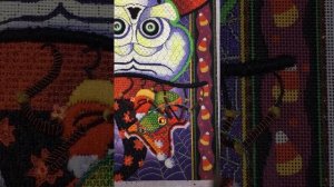 Spider Antennae on David Galchutt Boo Needlepoint Canvas