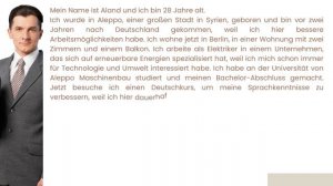 Рассказ о себе, биография на немецком языке / DTZ Prüfung B1 G.A.S.T. - Biographie Sich vorstellen