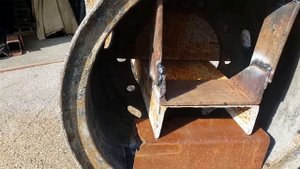 Колун для дров пружинный, разборный, процесс изготовления. продолжение