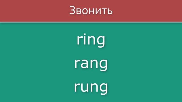 Таблица неправильных глаголов английского языка с переводом. АНГЛИЙСКИЙ ЯЗЫК. ВИДЕО ДЛЯ ЗАПОМИНАНИЯ