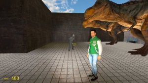 побег от динозавра (over show)