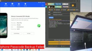 Unlock Tool backup passcode "Failed" during icloud bypassing solution | iOS 15.x | 2023