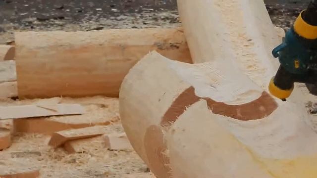 Обработка брёвен антисептиком "Сенеж Винта" смотреть онлайн