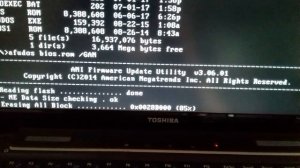 How to flash mod bios AMI