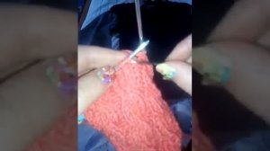 КОСА из 4 петель спицами